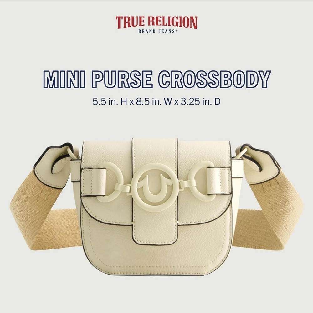 True Religion Horseshoe Buckle Crossbody Bag. - Picture 13 of 15